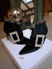 GINA SHOES SIZE 4 1/2 Black