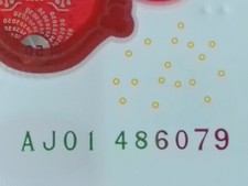 KING CHARLES POLYMER £50 FIRST PREFIX AJ01 486079 GEM  UNCIRCULATED CONDITION