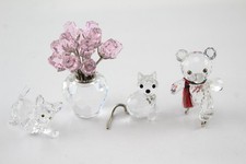 Swarovski Crystal Ornaments Inc Cat Flowers Christmas Bear 144g
