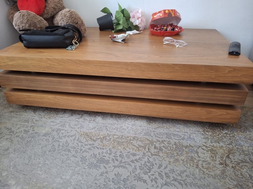 Wood stand brown - tv,