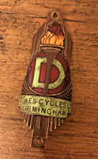 Dawes Cycles Enamelled Metal Headbadge, VGC, 1950s