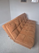 Rust Coloured Click Clack Sofa Bed