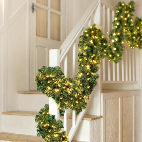 9ft christmas garland pre - 9ft,