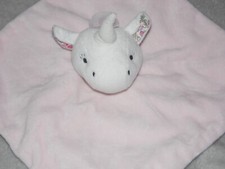 Mothercare unicorn comforter soft toy pink blankie
