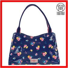 Cath Kidston New Day Shoulder Bag Meadow Bunch Floral Multi Shiny Oilcloth CO34