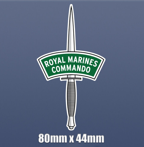 Sticker royal marines - sticker, commando