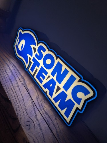 Led sonic team lightbox - sign,