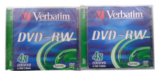 2 Verbatim DVD-RW 4.7GB, 120