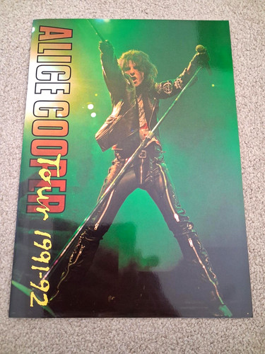 Alice cooper tour - programme,