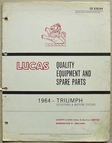 Lucas triumph scooters - lucas,