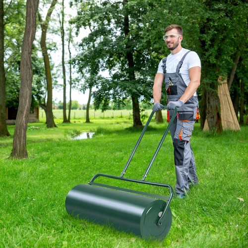 Steel grass lawn roller - grass, 63l