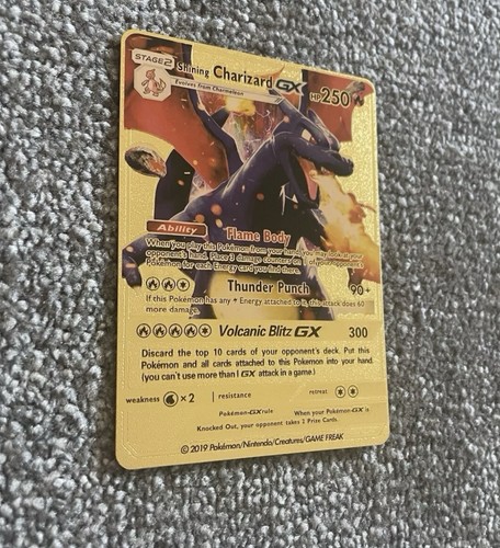 Shining charizard gold - charizard, gx