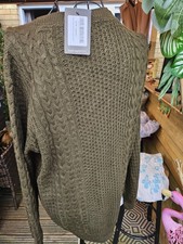 BoohooMAN Green Jumper Size L