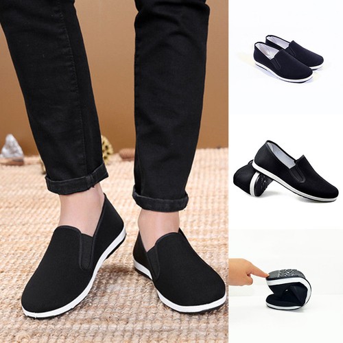 New mens black kung shoes - mens,