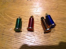 NOS TRIUMPH BSA LUCAS PRESSURE WARNING LIGHT SET OF 4 500 650 350