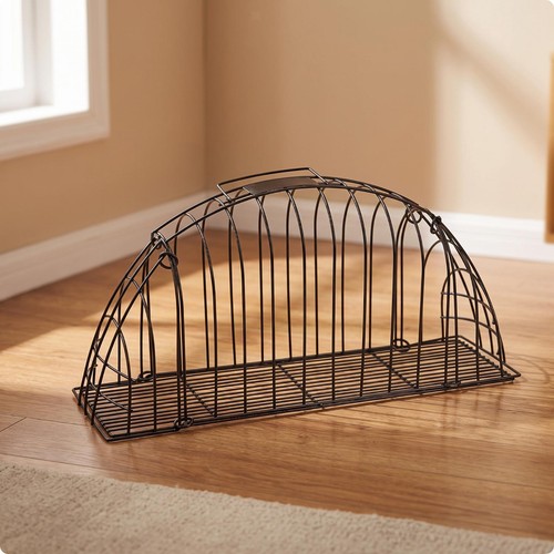 Wire pet cage with handle - wire,