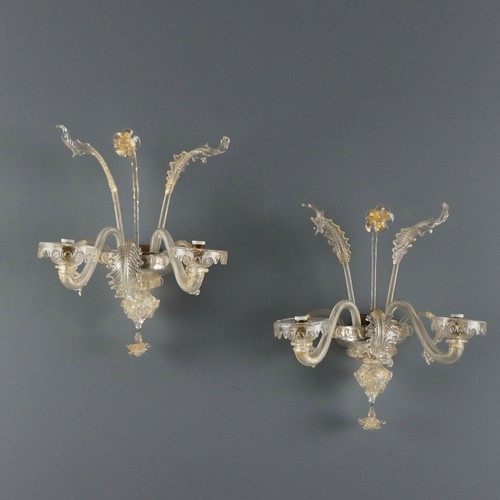 Antique wall lamps murano - wall,