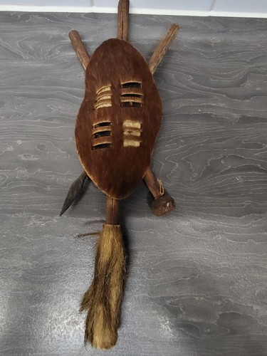 Vintage tribal shield small - tribal,
