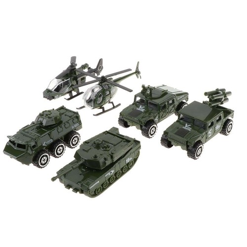 6pcs military vehicle - vehicle, playset