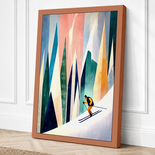 Alpine descent geometric - alpine,