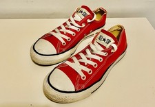 Red Converse Baseball Pumps Size Uk 5.5