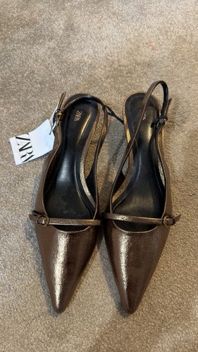 New zara gold kitten low - zara,