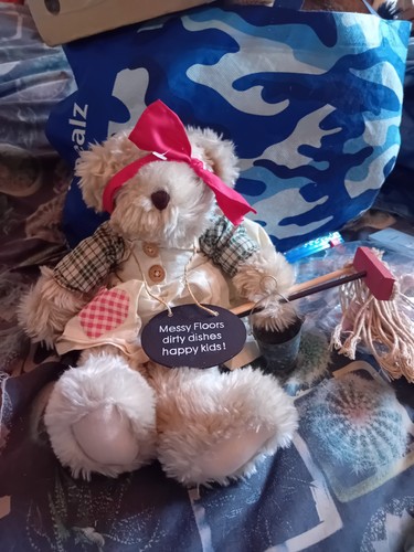 Flame homeware teddy bear - homeware,