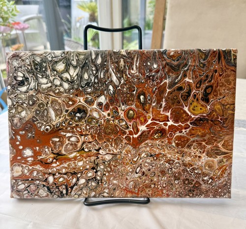 Original acrylic paint pouring - acrylic,