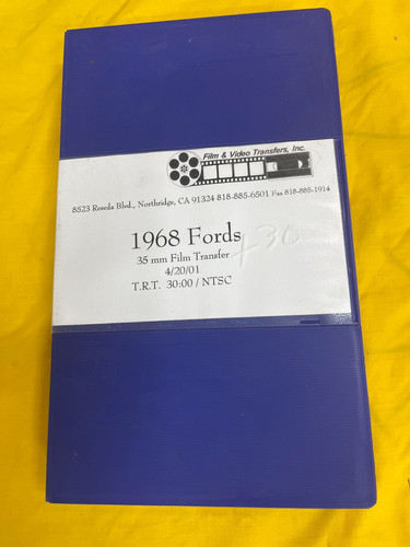 1968 fords digibeta tape - ,