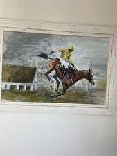 Original Horse Racing Oil