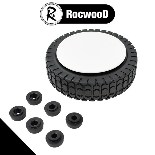 180mm lawnmower wheel c w - 180mm,