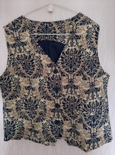 Ladies Blue Waistcoat XL .  NEW.