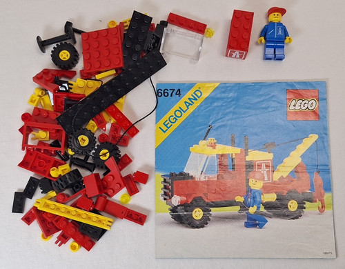 Lego 6674 crane - crane, tow
