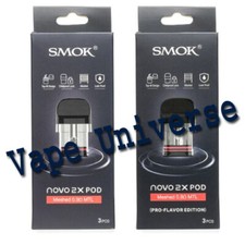 Smok Novo 2X Replacement Pods For Novo 2C Kit Pack of 3 - Fast Dispatch