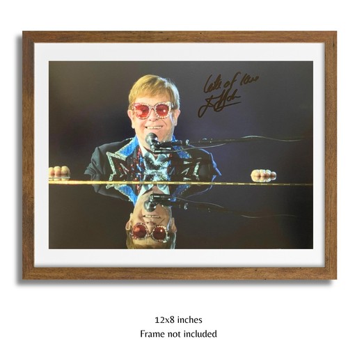 Elton john hand signed music - signed,