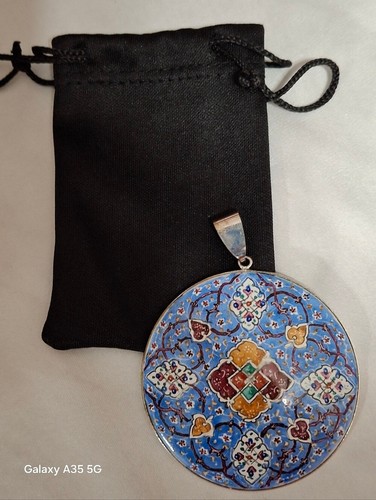 Persian enamel painted large