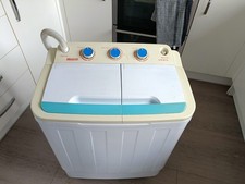 Leisure Direct GLW82724 Twin Tub Washing Machine for Camping/Caravan