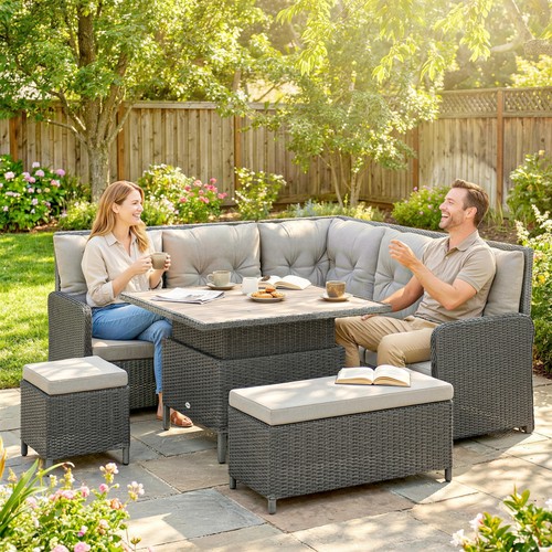 Pcs rattan garden furniture - rattan,