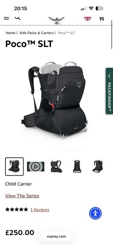 Osprey poco slt black - slt, child