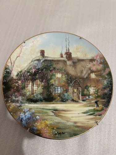 Larkspur cottage plate country - cottage, plate.country