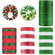 4 Rolls Christmas Deco Mesh