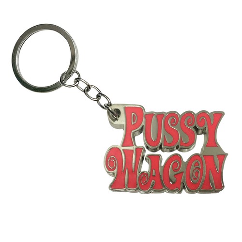 Pussy wagon keychain key - wagon, 1.5"