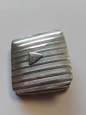 Antque Solid Silver Snuff Pill Box