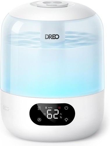 Dreo humidifier for bedroom - humidifier, 3l