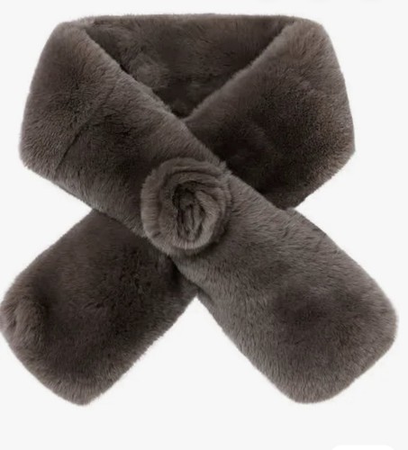 Peal fur neck warmer - fur,