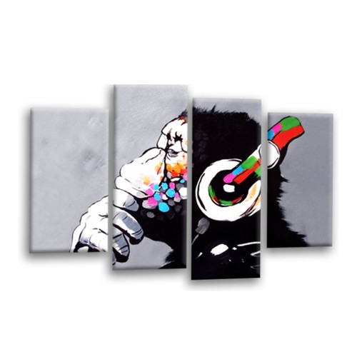 Banksy wall art print - banksy,