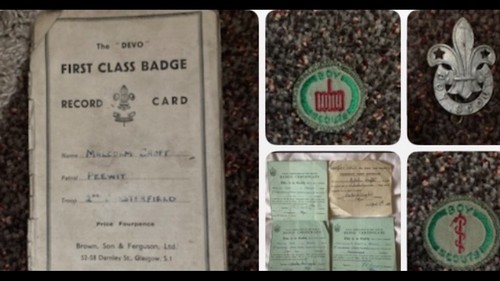 1940 boy scout - boy, badge