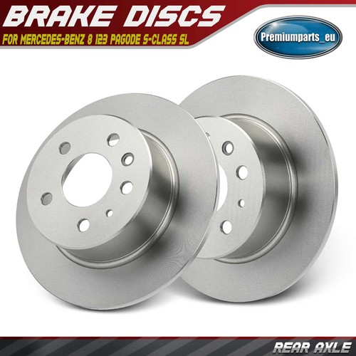Rear brake discs - 2x,