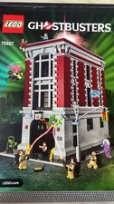 LEGO Ghostbusters Firehouse Headquarters 75827 Set with Mini Figures 99.9% Comp