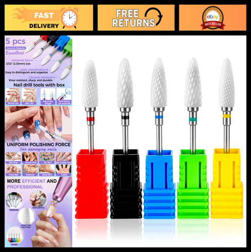Ceramic nail drill bits - ceramic,